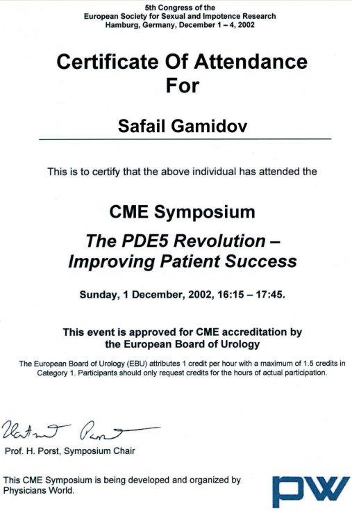 CME Symposium The PDE5 Revolution