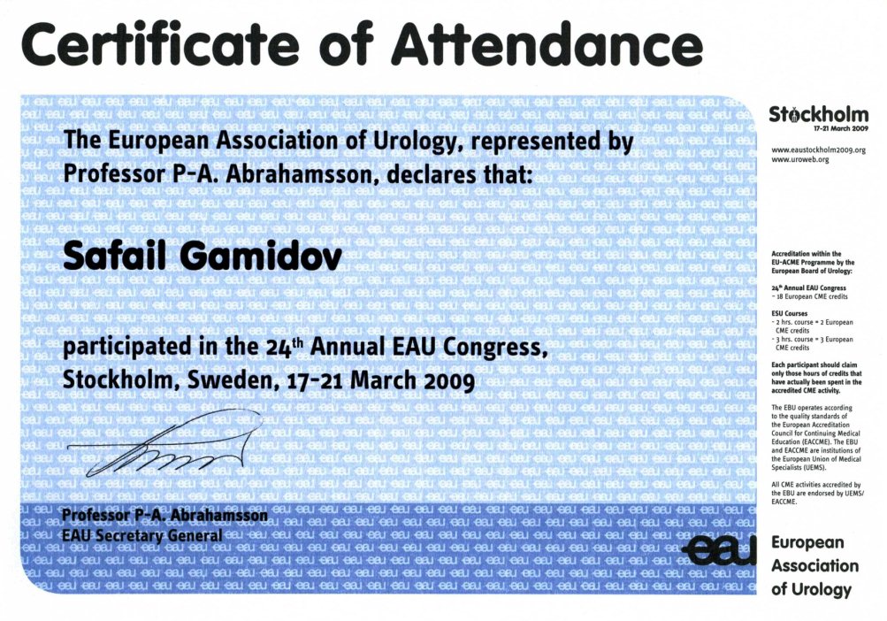 24th Annual EAU Congress